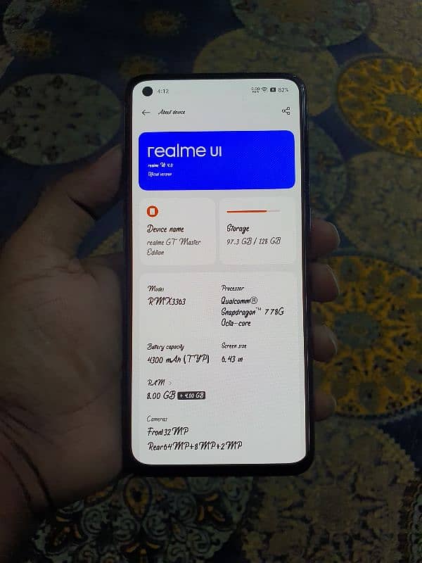 Realme GT Master Edition . 8/128gb . Full Box . 5