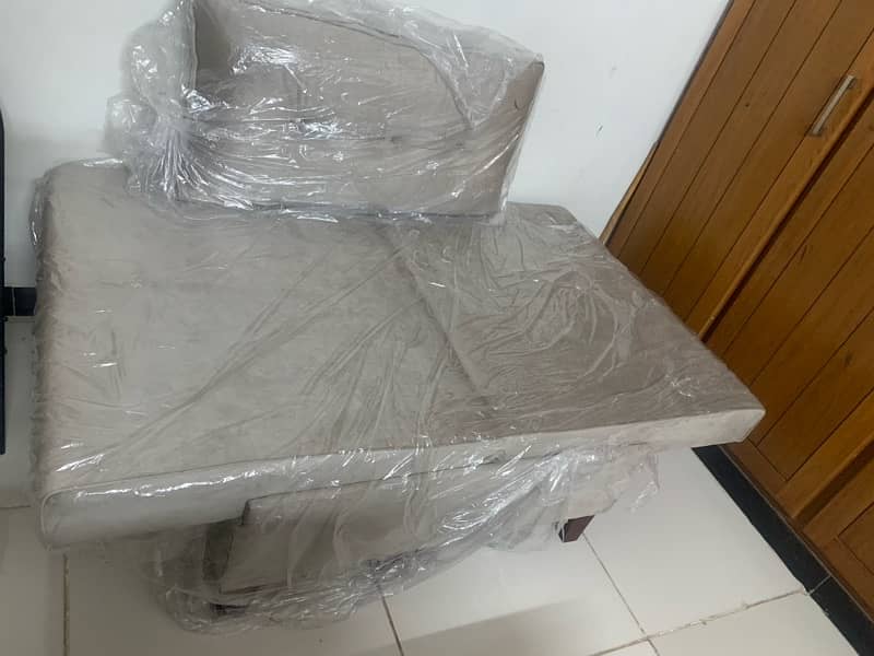 Solid wooden Brand new sofa cum bed custom made 0