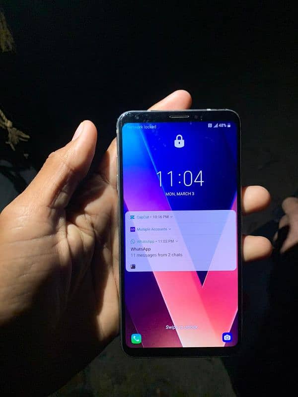 LG V40 NON PTA 10/10 BACK PY LAMINATION LAGA HUA HY 1