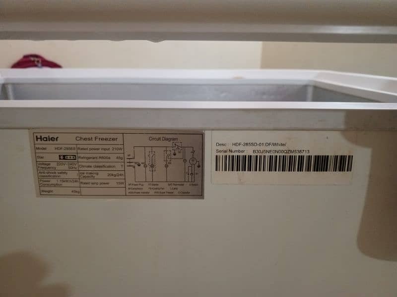 Haier Chest deep freezer 0