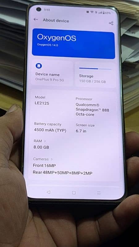 OnePlus 9pro 8/256 GB 5