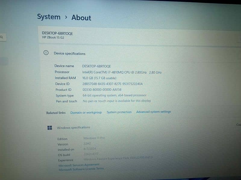 Zbook 15 2