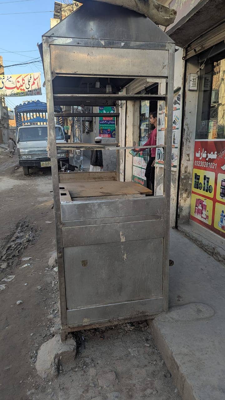 Burger Shwarma Counter With Fryer 2