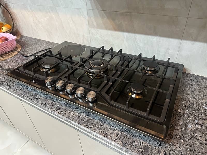 Signature Stove 4 Gas Burner & 1 Electric 2