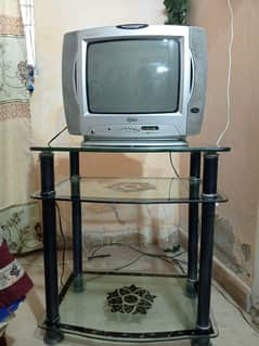 tv and trolly