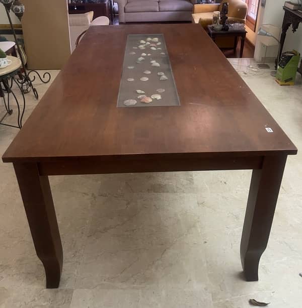 Solid Teak Wood Dining Table 1