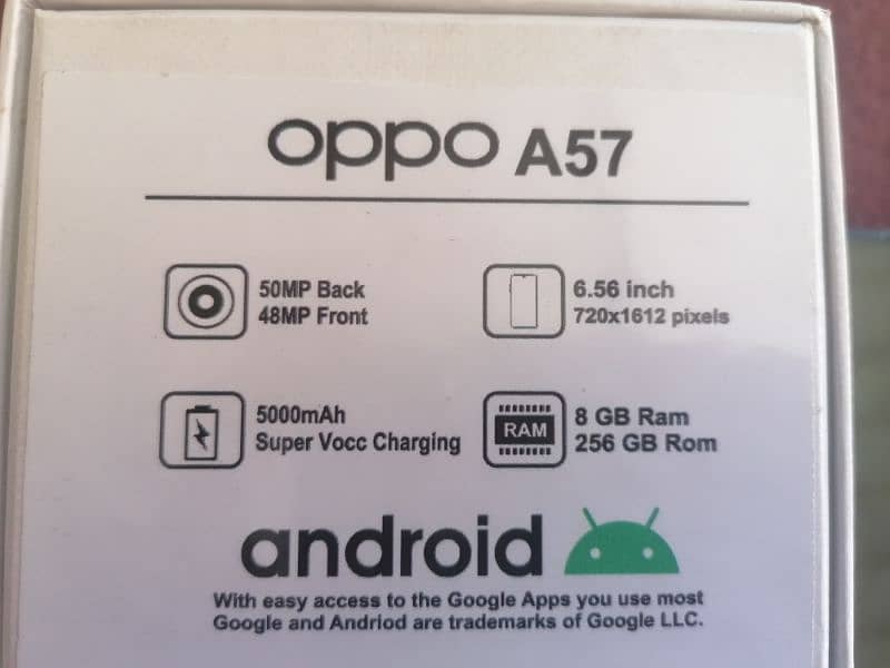 oppo a57 8+4 ram 256 rom urgent sell only series person contect 0