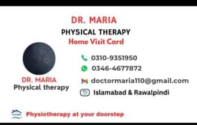 physiotherapy services at your door step.