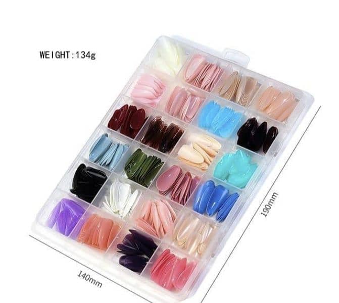 576 Pcs of Artificial Nails (Contact Only Whatsapp) 0