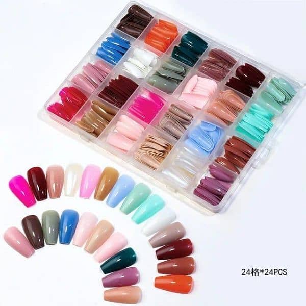 576 Pcs of Artificial Nails (Contact Only Whatsapp) 2