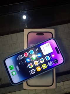 iPhone 14 pro max all ok non PTA 512GB box bi Hy exchange Karna Hy