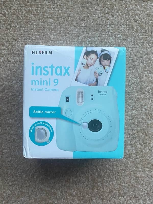 Instax Mini 9 Polaroid Camera Ice Blue Instant Camera 0