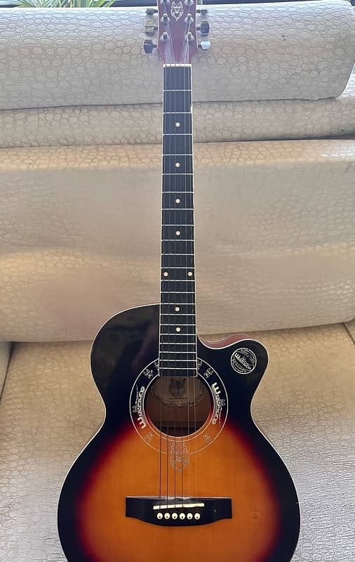 wolf king acoustic guitar almost new 0