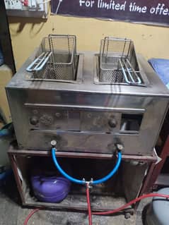 FRYER WITH TROLLY