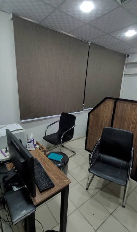 Small office for rent 250sqft in shahar e Faisal. 1