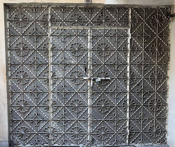 Iron Gate with steel meshes 0