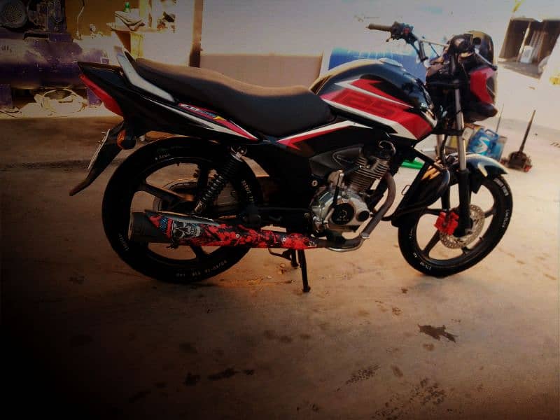 Honda CB 125 F import exchange possible with mehran and other saml car 1