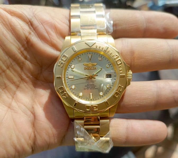 Invicta Stainless Steel Goldtone 1