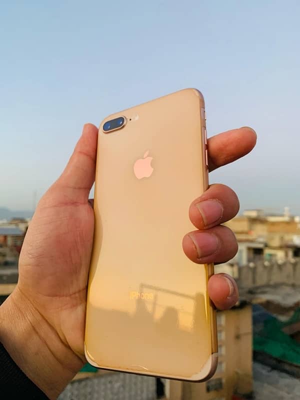 iphone 8plus pta official approved golden color 7