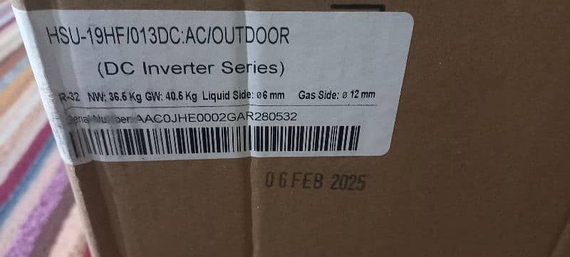 New ac inverter  Haier T3 9