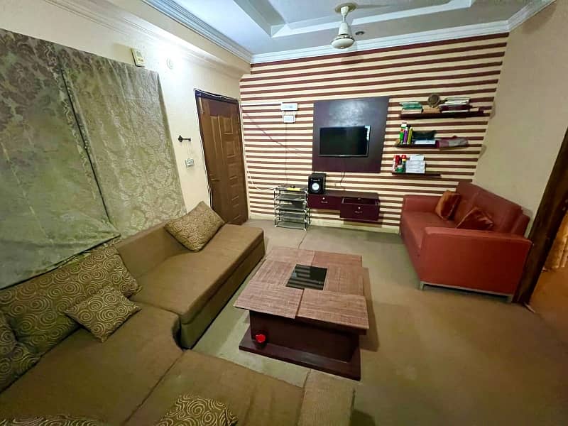 2 BEDROOM FURNISHED FLAT FOR RENT F-17 ISLAMABAD ALL FACILITY AVAILA 2