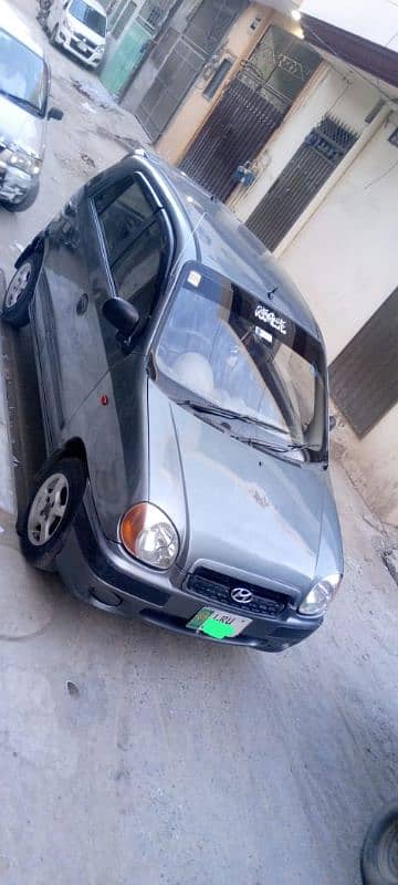 Hyundai Santro CLUB 2004 Matelick Grey Full Chillled AC Brand NewTyers 15