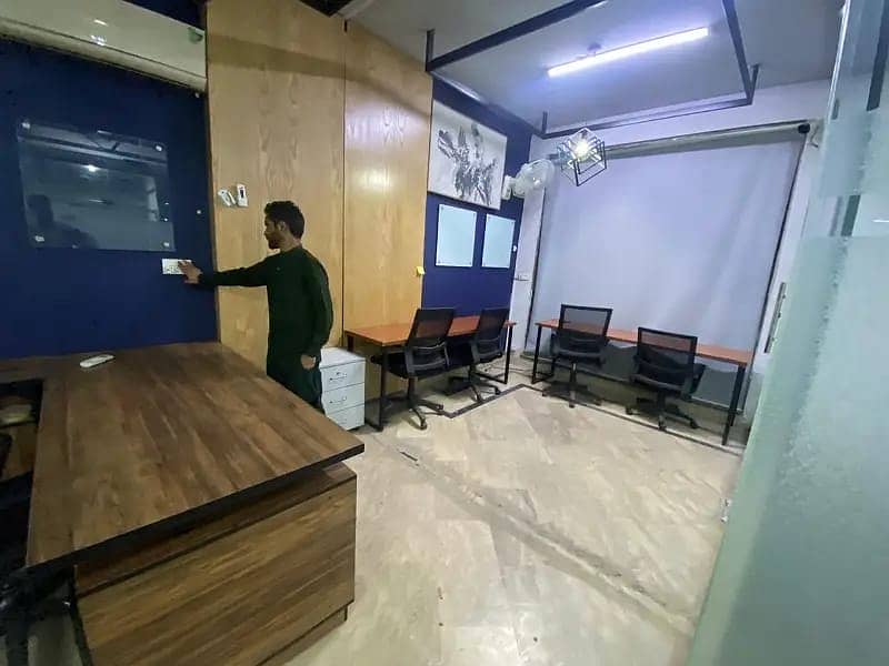 1 kanal Furniture office available in Johar town emporium 4