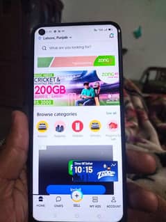 oppo a54 glass change good condition minior white Dot's in screen