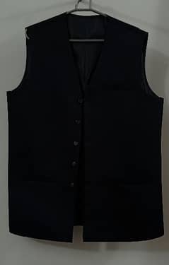 Waist Coat two different colors branded fabric & stitching