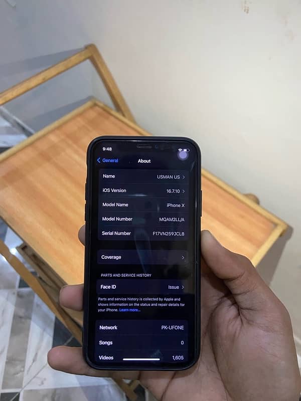 iPhone X 256GB PTA 8