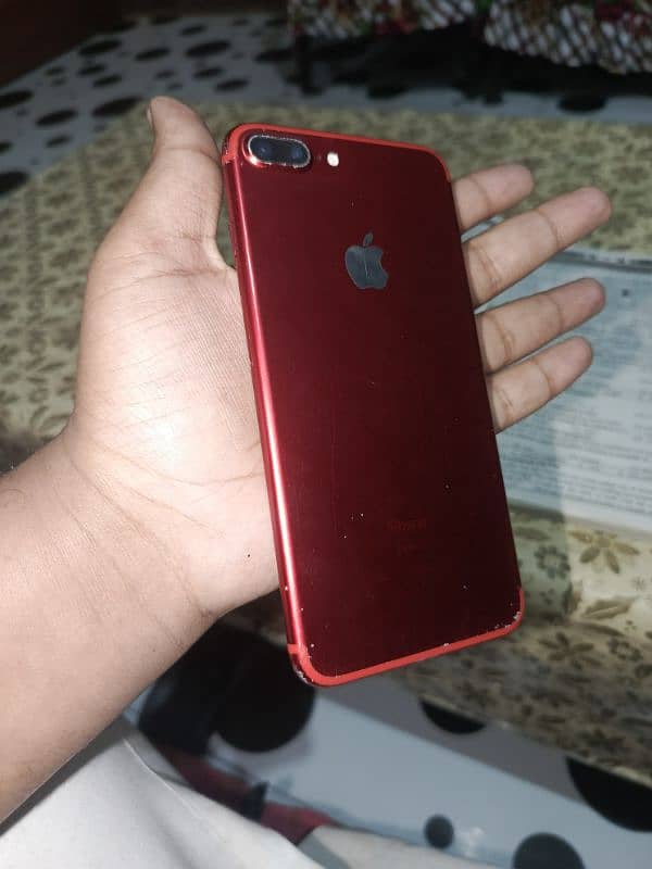 iphone 7 plus pta approved 256 gb all ok red color 17