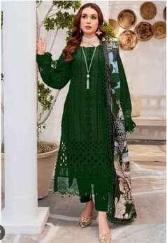 UNSTITCHED 3 PCS SUIT/UNSTITCHED/WOMEN/UNSTITCHED