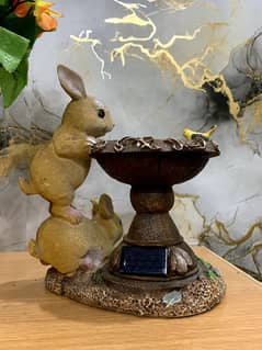 Rabbit Sculpture Resin  10"