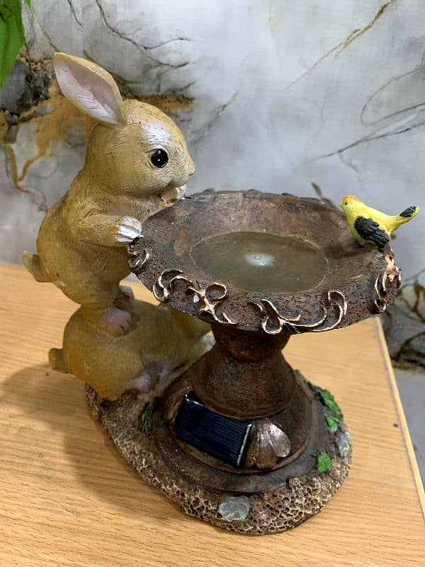 Rabbit Sculpture Resin  10" 1