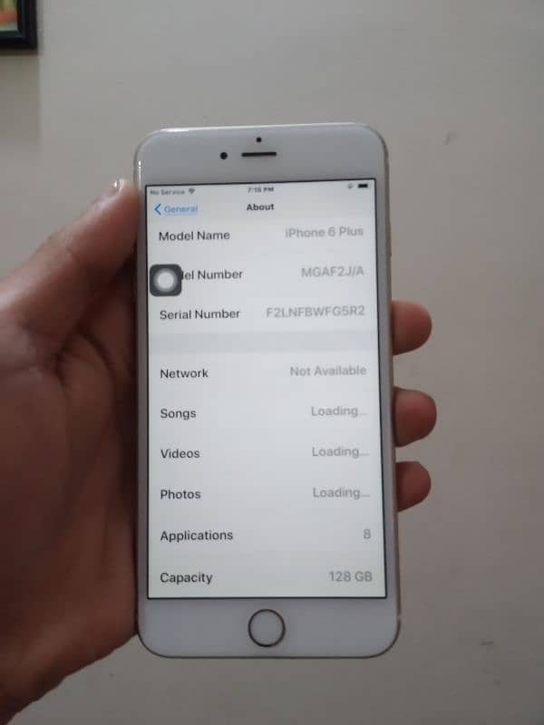 iphone 6 plus non pta 128 gb 10/10 condition tottaly orignal he 5