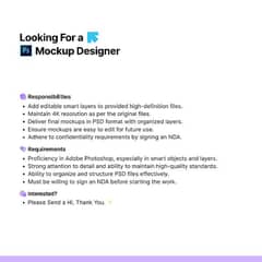 Photoshop Mockup Designer // Remote