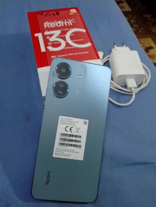 Redmi 13c 4/128 10/10 condition all ok 0