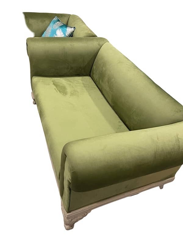 6 SEATER GREEN SOFA SET 3 2 & 1 COMPLETE BRAND NEW 3