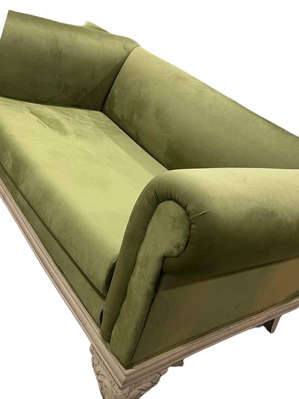 6 SEATER GREEN SOFA SET 3 2 & 1 COMPLETE BRAND NEW 5