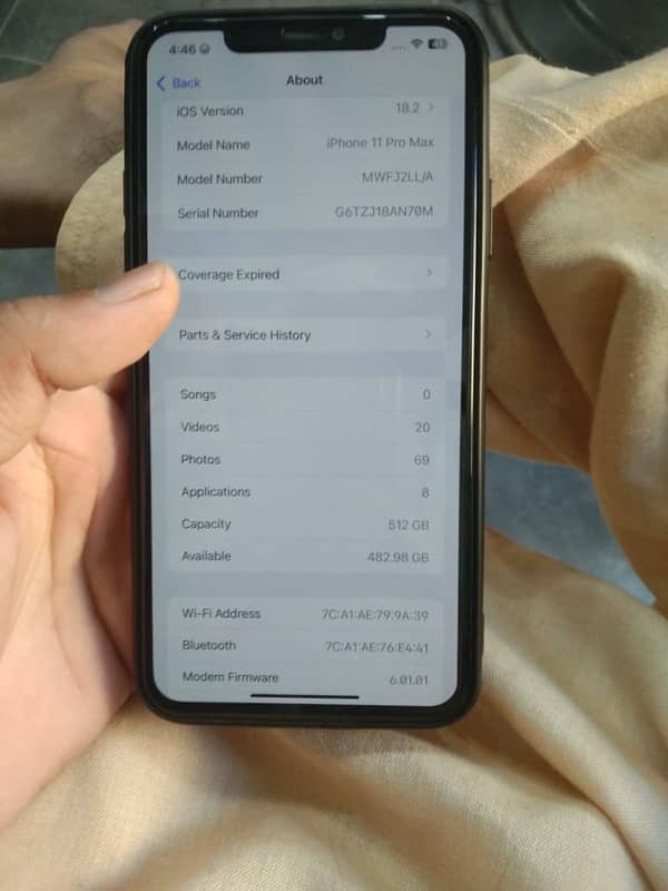 iPhone 11 Pro Max 512gb non pta exchange possible 5