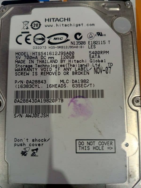 hard disk Ram charger 0