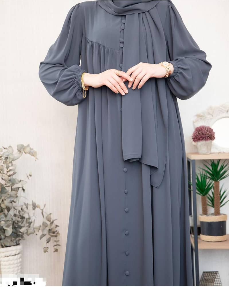 Abaya with stroller 3