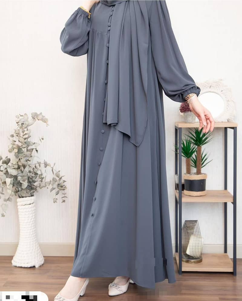 Abaya with stroller 4