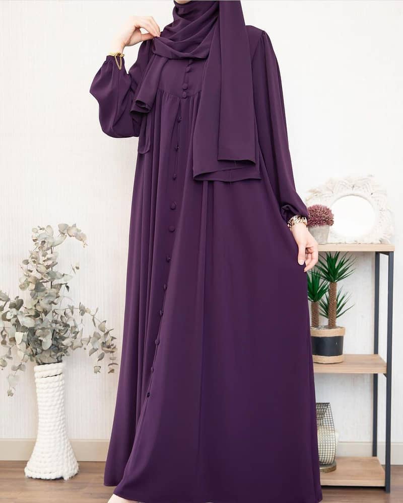 Abaya with stroller 6