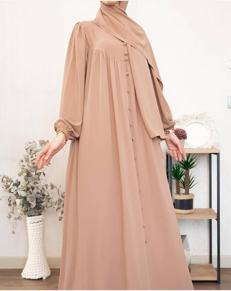 Abaya with stroller 7