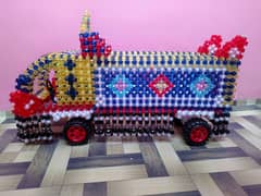 Handmade Beaded Truck – Unique Art Piece | Perfect Gift