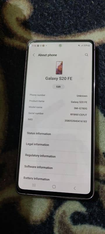 Samsung S20 FE 6gb 128gb All okay Non PTA 1