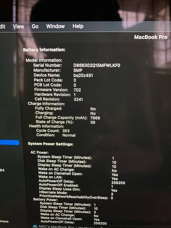 Macbook pro 2015 16inch AMD dual graphic 256ssd 6