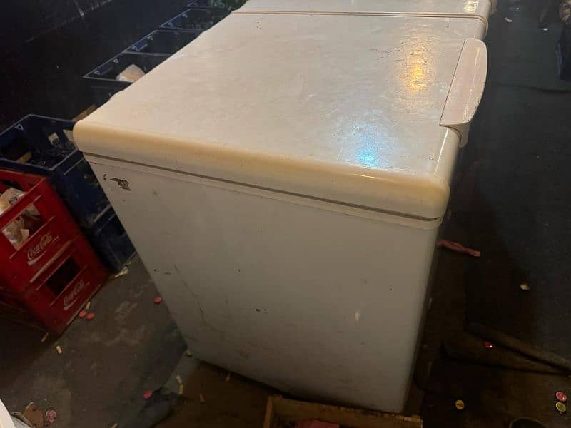 hair deep freezer double door just like new 2