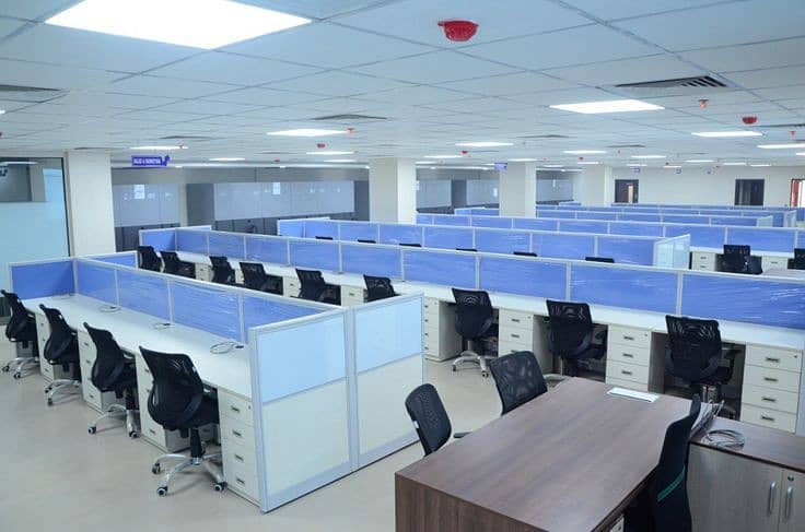 170 seater furnished call center ,Office,Hall,Hostel for rent 3